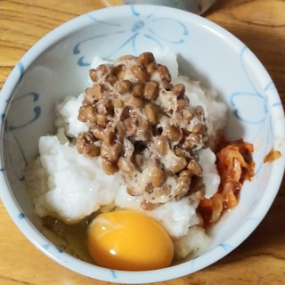 組み合わせ抜群♪納豆大根卵キムチ